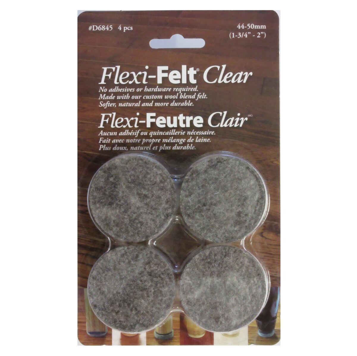 1.75" Flexi Felt Clear